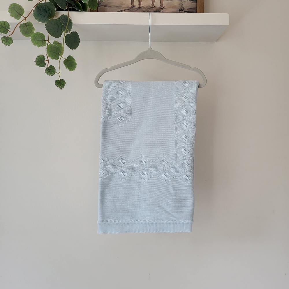 Light Blue Textured Towel